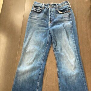 MOTHER denim Tripper Ankle Fray Jeans
